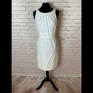 White/black house white summer dress